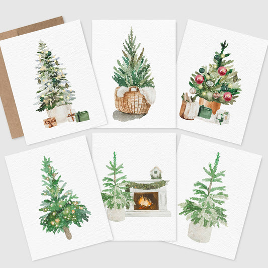 Boxed Set of 6 Holiday Greeting Cards