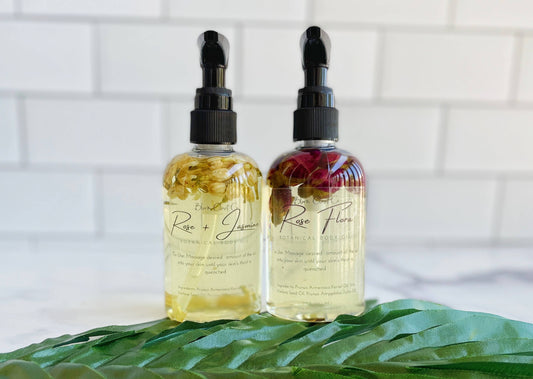 4oz Mini Hydrating Botanical Body Oil: Both Scents